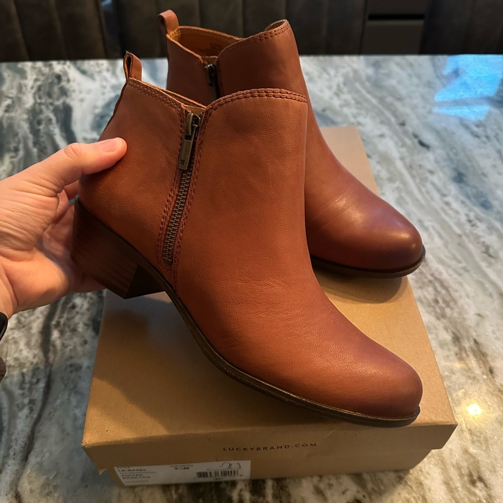 Lucky Brand - Brown Booties